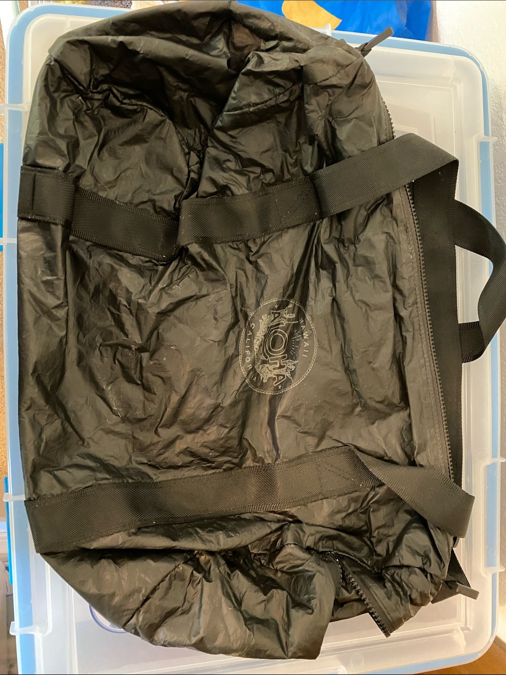 ALOHA Collection Black Duffel